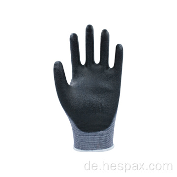 Hespax Anti-statische Handschuhe graue PU-Beschichtung Anti-Staub